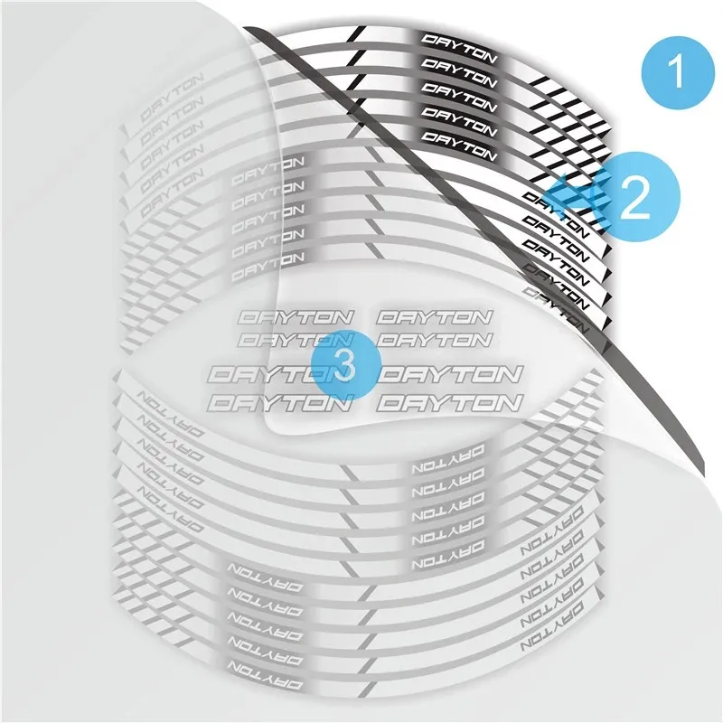 Подходят Триумф Дейтон мотоцикл внутренние колеса наклейки обода