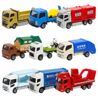 takara tomy genuine animal transporter and hino ranger and isuzu elf vehicle trasporter metal vehicle simulation model boy toys