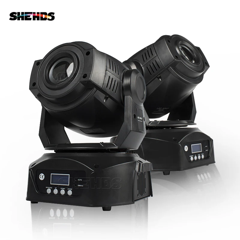 

2pcs 90W 6Prism LED Spot Moving Head 30W/60W Spot Light DMX512 Device For DjDisco Bar Party Nightclub SHEHDS Stage Light