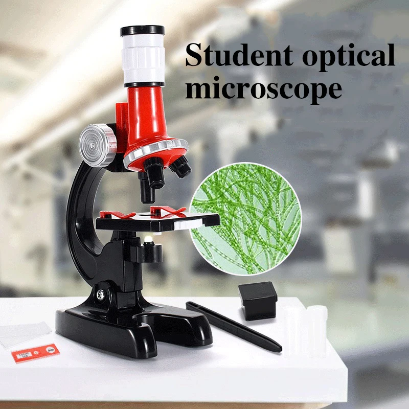 

Детский набор биологического микроскопа, Электронные Микроскопы для дома, школы, науки, обучающая игрушка, подарок, лабораторный микроскоп,...
