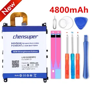 Chensuper 4800 мАч LIS1525ERPC мобильный телефон, литий-ионный аккумулятор для Sony Xperia Z1 аккумулятор L39H C6902 C6903