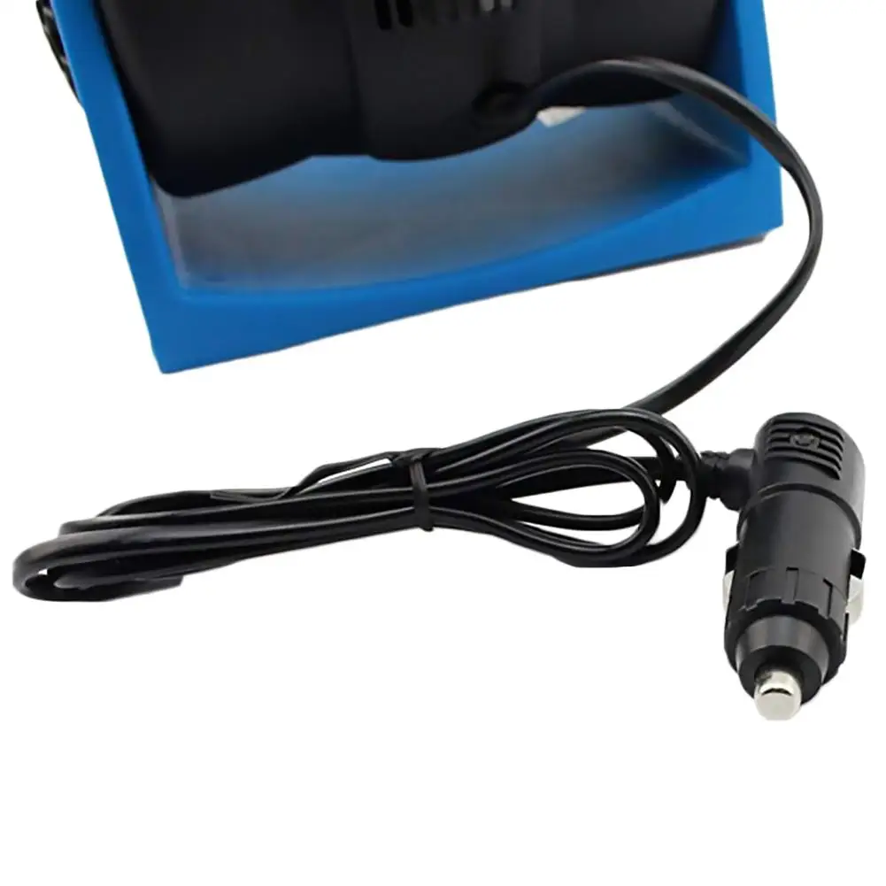 12/24V Автомобильный грузовой воздушный безлопастный вентилятор с регулируемой скоростью, безшумной системой охлаждения и высокой скоростью потока воздуха, безопасный для внедорожника.