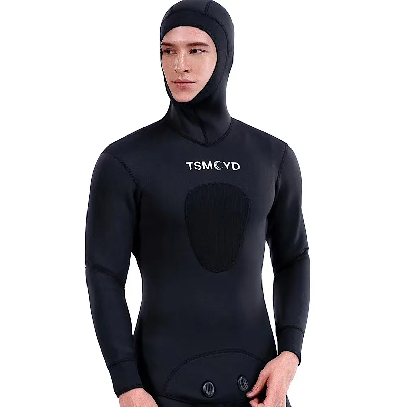 Неопреновый гидрокостюм TSMC для подводного плавания зимний теплый мужской