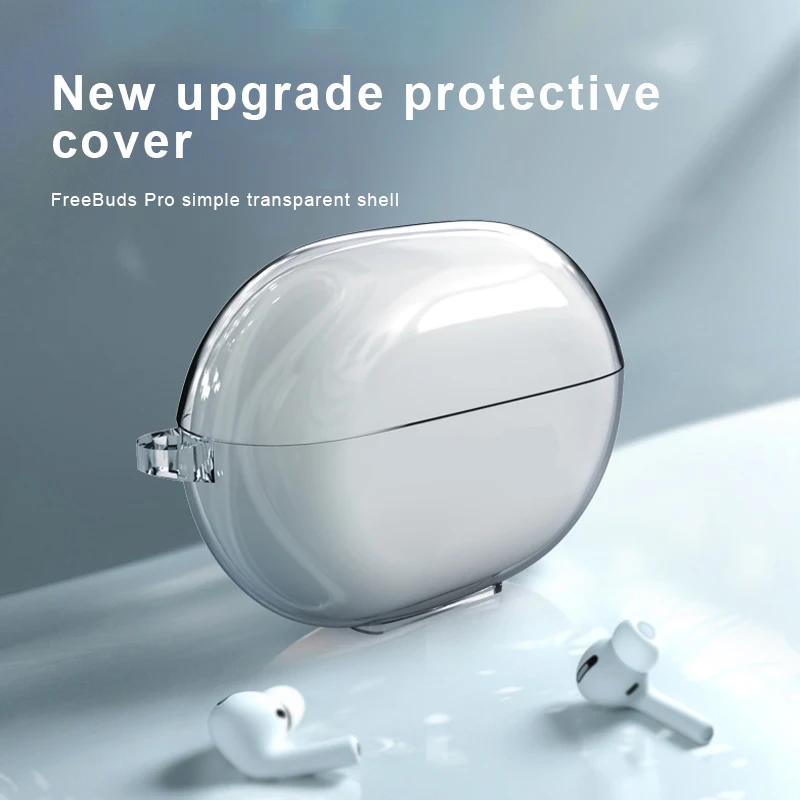

Cases For Huawei Freebuds Pro Bluetooth-compatible Wireless Headphone Headset Earphone Cases TPU Transparent Protective Cover