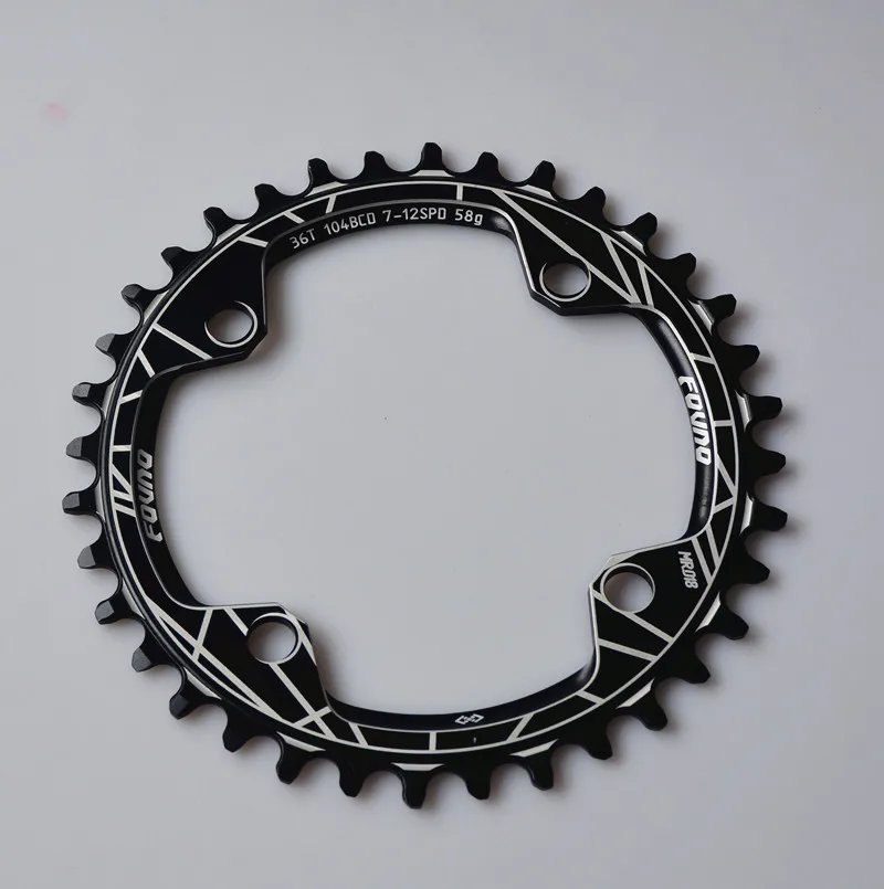 Новый Fovno цепное колесо для велосипеда MTB шатун горного BCD104MM 7 12 каретка и
