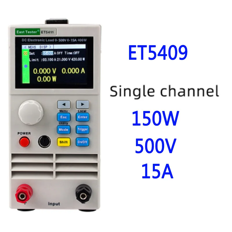 220V ET5409 Electrical Load Professional Programmable DC Electronic Load Digital Control Load Electronic Battery Tester Load