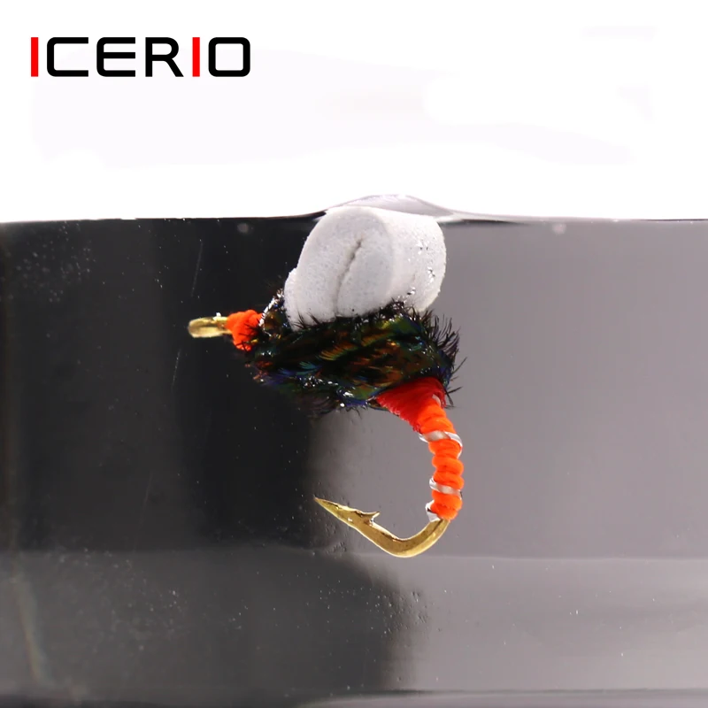 

ICERIO 6PCS Suspender Buzzer Nymph Flies Trout Fishing Fly Lures #14