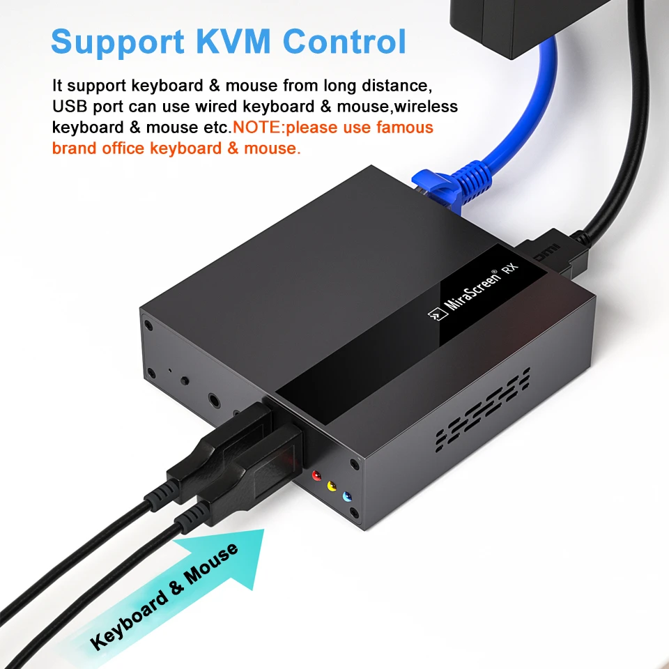 2022 квм-удлинитель Navceker HDMI сетевой IP RJ45 Ethernet USB 250 м по UTP/STP CAT5 CAT6 | Электроника