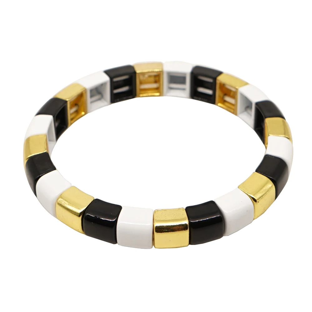 Браслеты shinus, мужские, эмаль, плитка, бусины, браслет, Pulseras Mujer Moda,, золотые ювелирные изделия, для женщин, модные, любовные буквы, браслеты, подарки