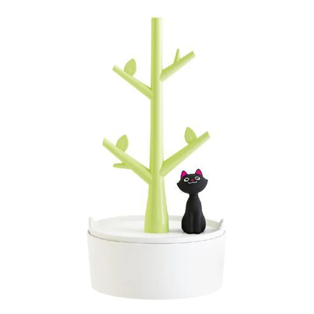 

Cat Tree Shape Jewelry Earrings Necklace Bracelet Stand Holder Storage Rack Box