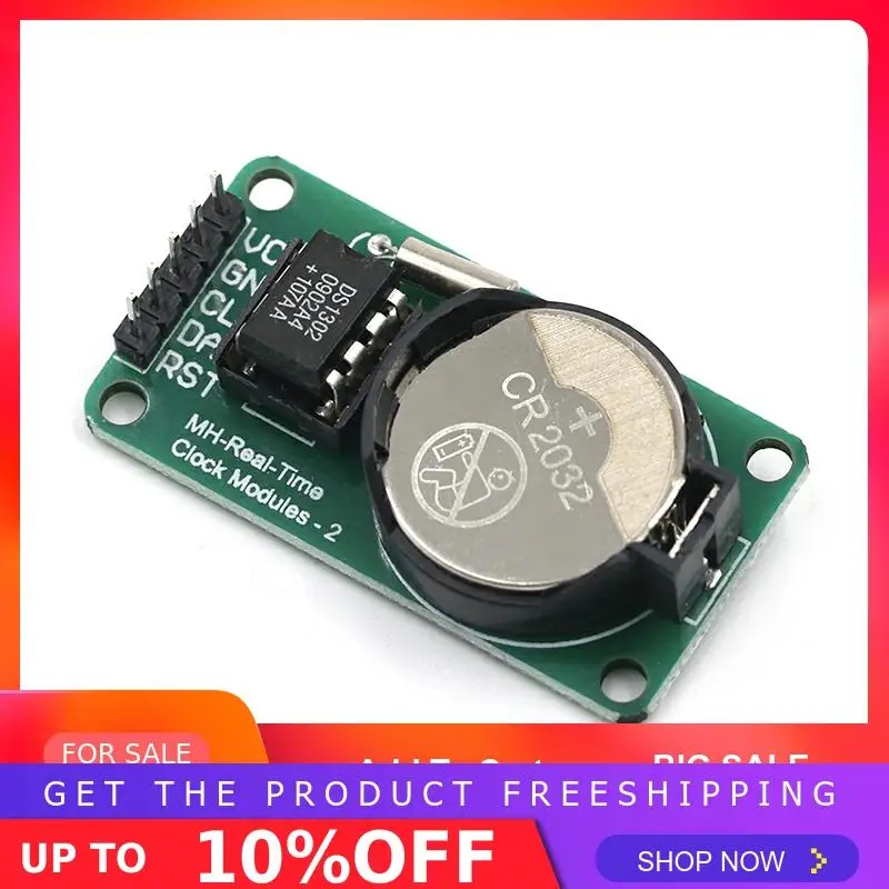Новое поступление RTC DS1302 модуль часов реального времени для AVR ARM PIC SMD для Arduino