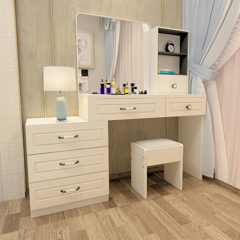 

80cm Dressing Table Bedroom Modern Contracted Mini Nordic Makeup Table Economy Multifunctional Simple Makeup Table Vanity Table