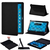 tablet case for acer iconia one 10 b3 a10 a20 a30 a40 a50 10 1 inch pu leather folding stand protective shell pen
