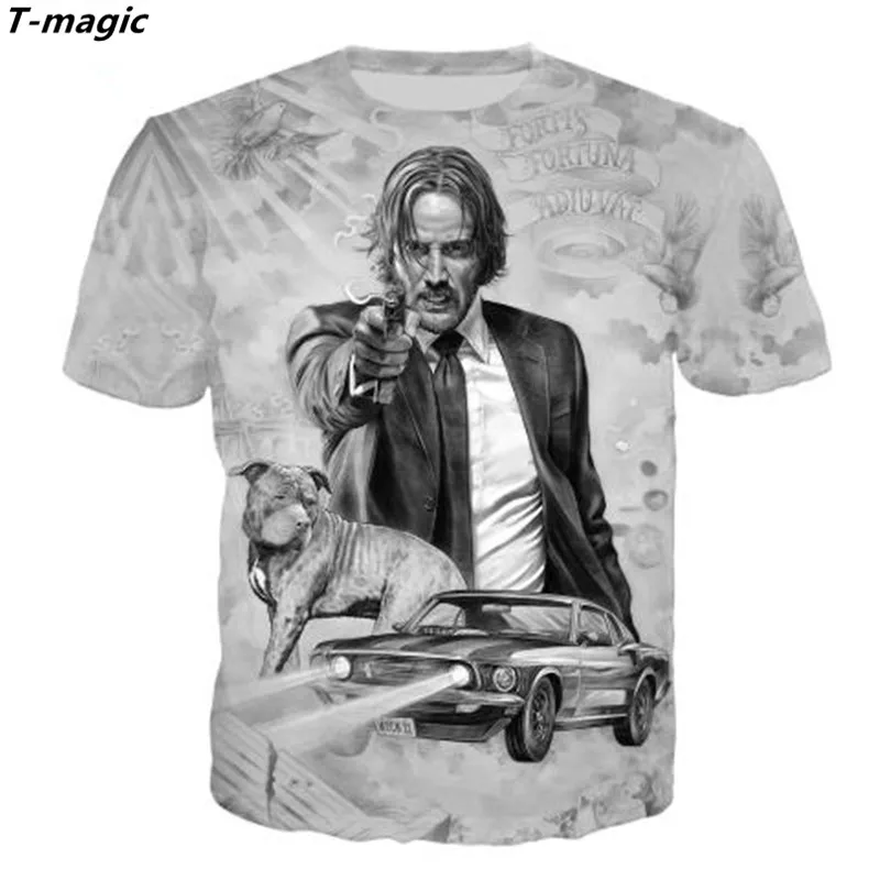 Мужская/женская футболка с коротким рукавом 3D принтом|Мужские футболки| |