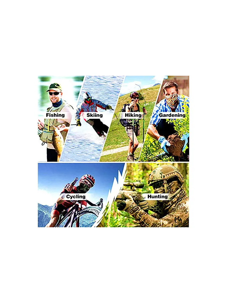 

Men Sports Windproof Magic Scarf Easy Clean Camouflage Face Cover Adult Outdoor Cloth Bandana Outdoor Windproof Neck Gaiter