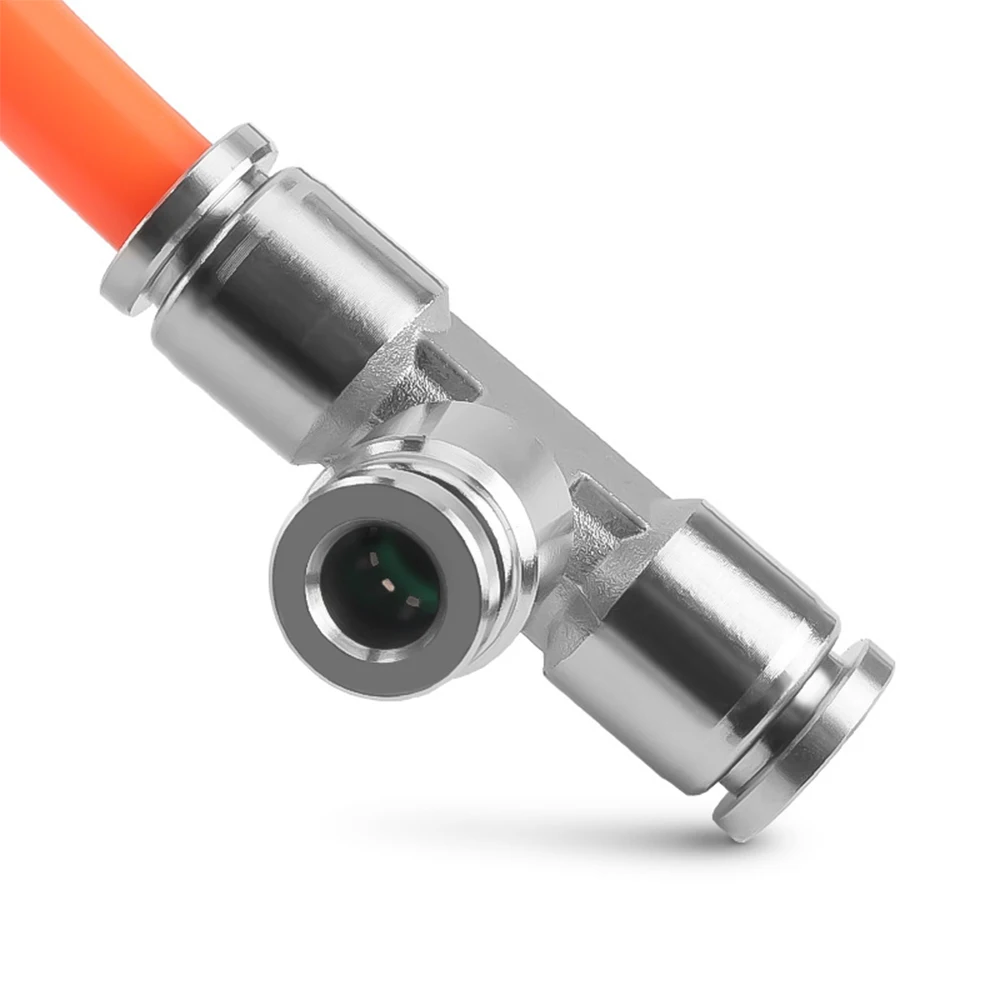 Пневматический соединитель из нержавеющей стали 304 металлический СОЕДИНИТЕЛЬ 4 6