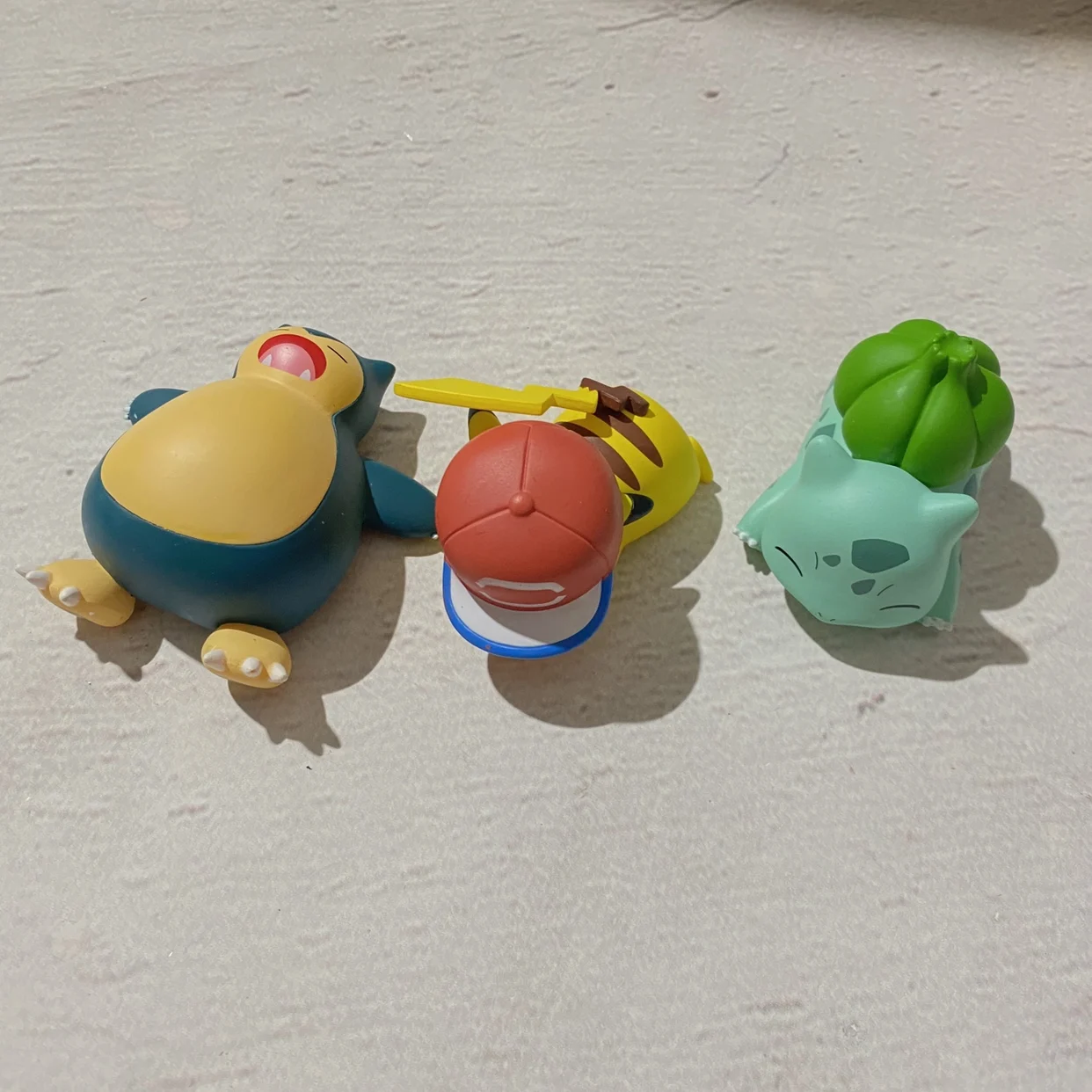 

Pokemon Figure Bulbasaur Snorlax Pikachu Cute Mini Action Figure Model Ornaments Toys