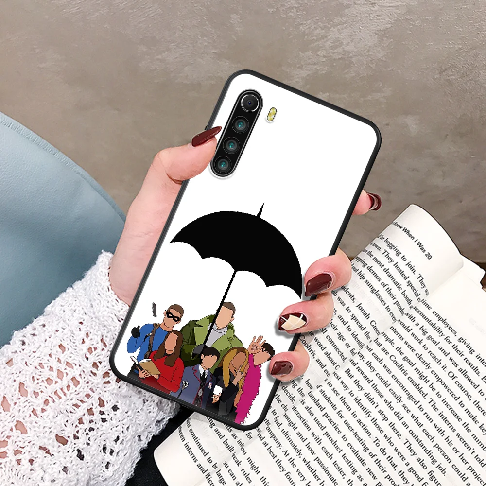 

The Umbrella Academy Phone Case For Xiaomi Redmi Note 7 8 8T 9 9S 4X 7 7A 9A K30 Pro Ultra black Prime Pretty Back Soft Coque