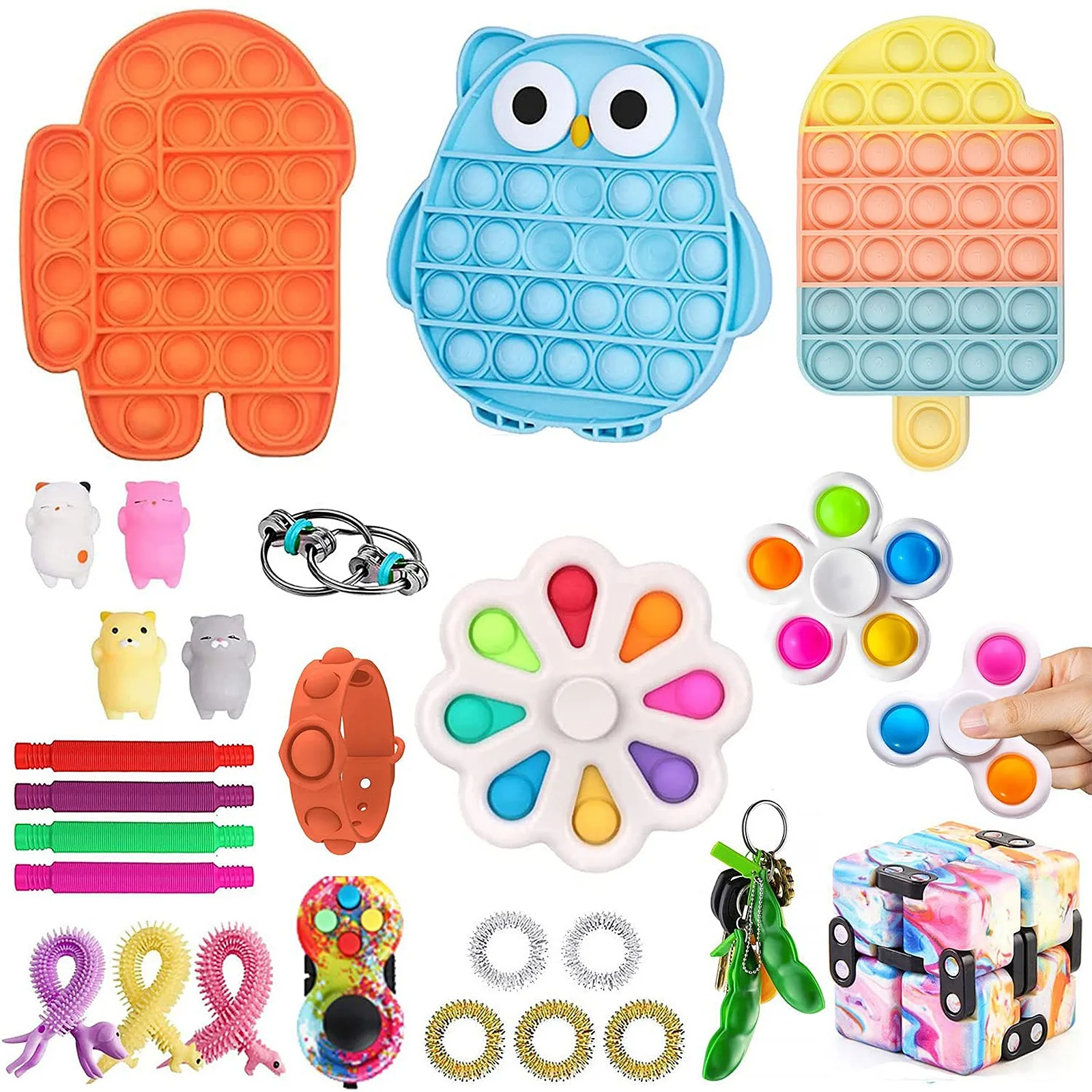 

Игрушки сенсорные СДВГ и аутизм, игрушка для снятия стресса для детей и взрослых, сжимаемые игрушки для снятия стресса с рук