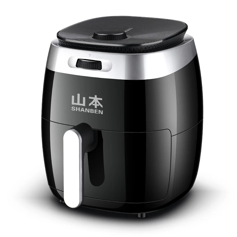 

No Oil Oven Air Fryer Grill Electric Pressure Stainless Steel Deep Fryer for Home Electric Freidoras Electricas Cookware BY50ZG