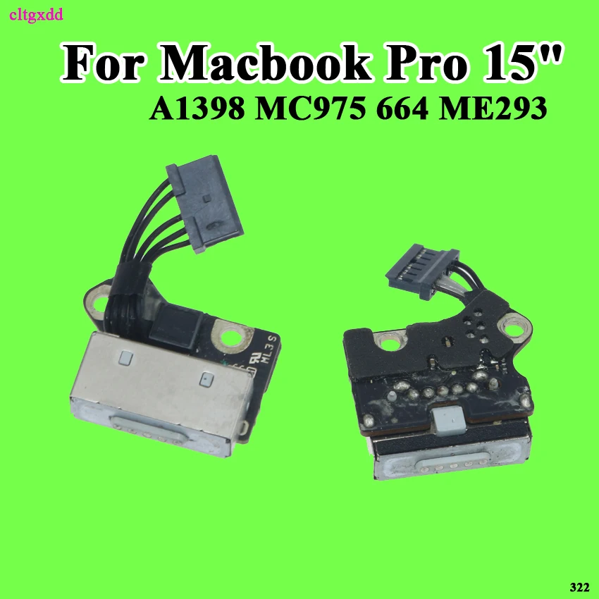 Cltgxdd 1x для Macbook Pro retina 15 дюймов зарядки Порты и разъёмы A1398 Мощность DC Jack 820 3109 A