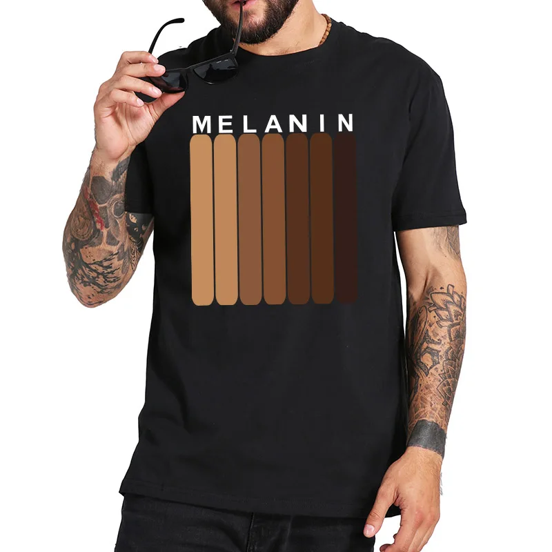 

Melanin Shades Black Pride T Shirt Black History Tshirt Pure Soft Comfort High Quality Tee Tops