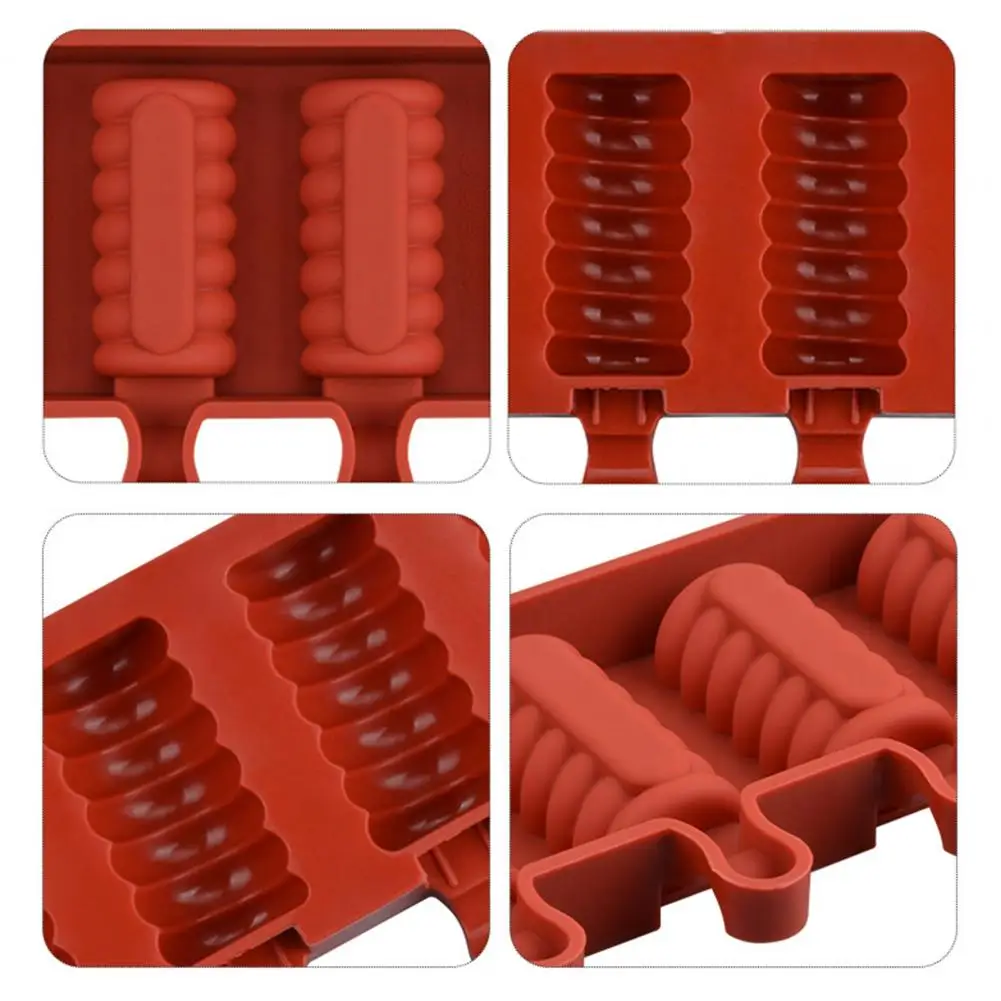 

Silicone Mold Long-Lasting Widely Applied Safe Ice Cream Maker for Freezer Silicone Mold