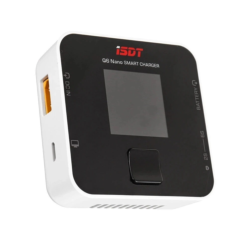 Cargador de bater&iacute;a Lipo ISDT Q6 Nano BattGo 200W 8A, bolsillo colorido para bater&iacute;a Lipo 1-6S-2