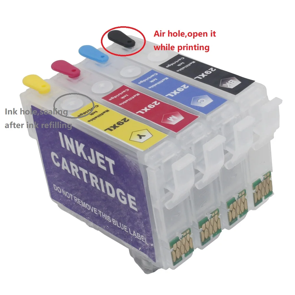 

T2991-T2994 29 29XL многоразовый картридж для чернил с чипами для Epson