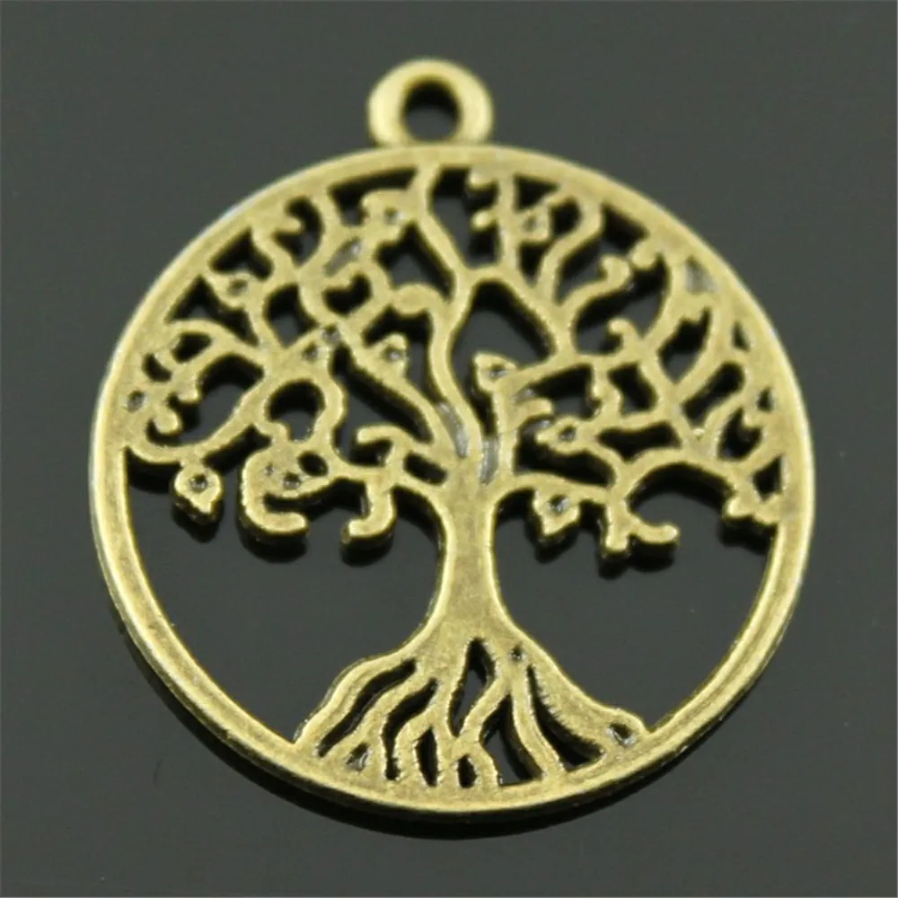 20 шт 3 вида цветов Дерево жизни Подвески для изготовления ювелирных изделий