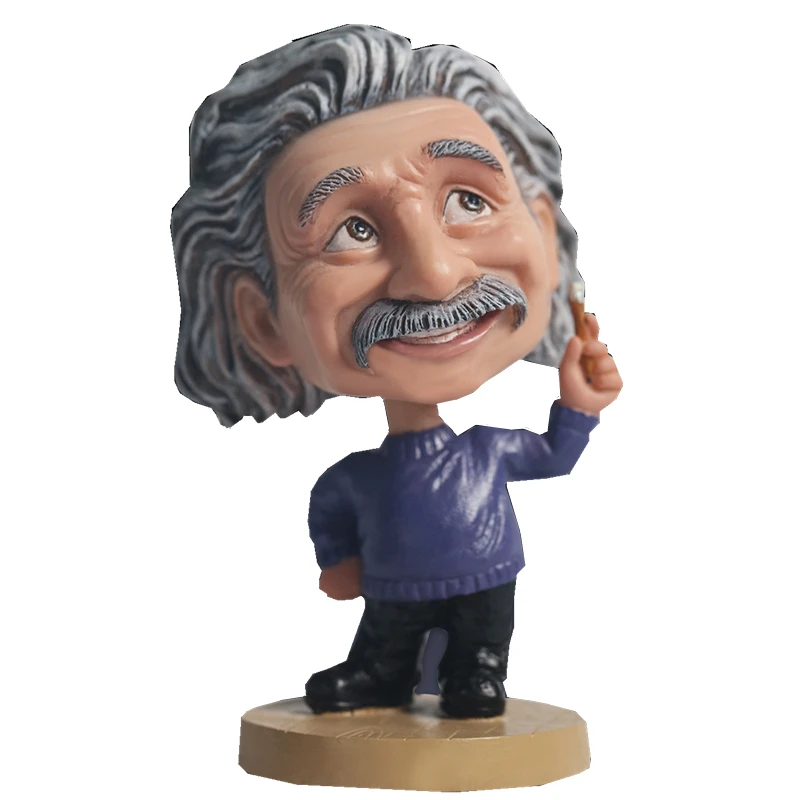 

Bobble Head the Great scientist Alber Action Figure Collectible Model Shake Head Hot Toy for Child Birthday GIFT