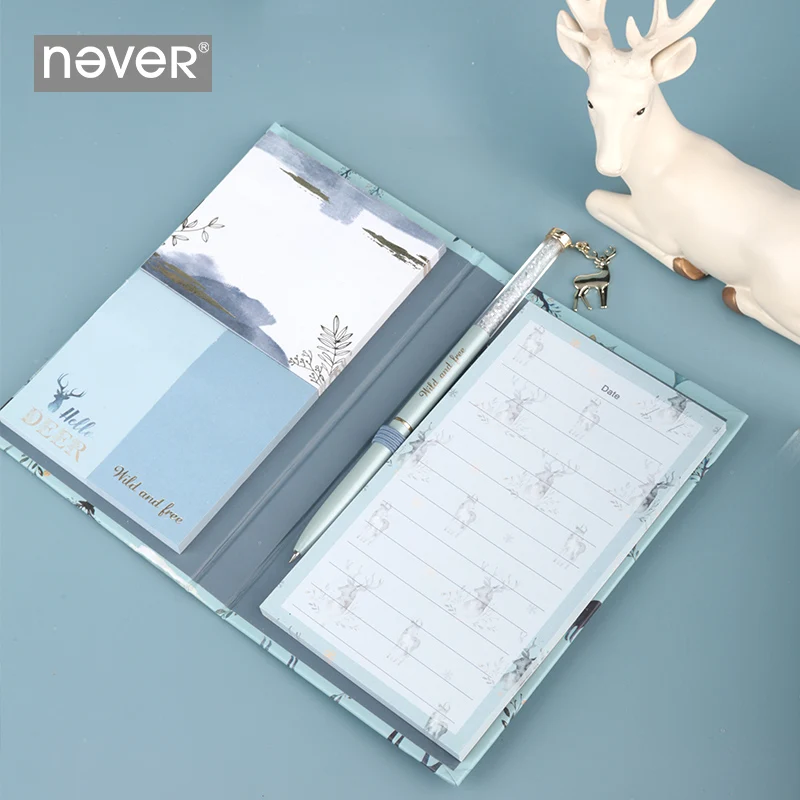 Никогда не Рождественский тематический блокнот симпатичный олень лось для