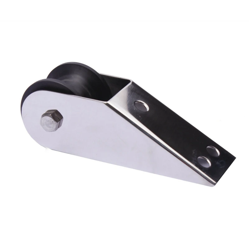 Морская Лодка из нержавеющей стали лук якорь Ролик кронштейн ролики для яхты