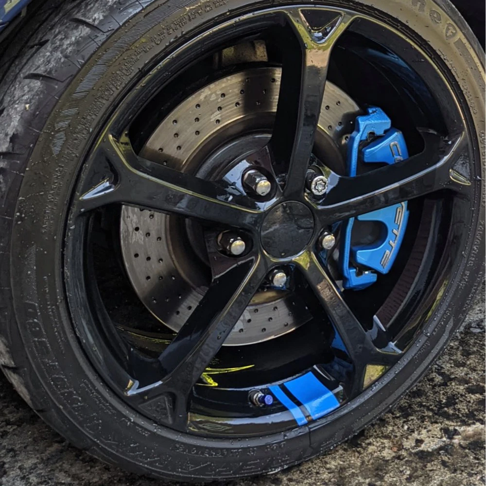 6 шт. светоотражающие наклейки на обод колеса автомобиля автомобильный Стайлинг