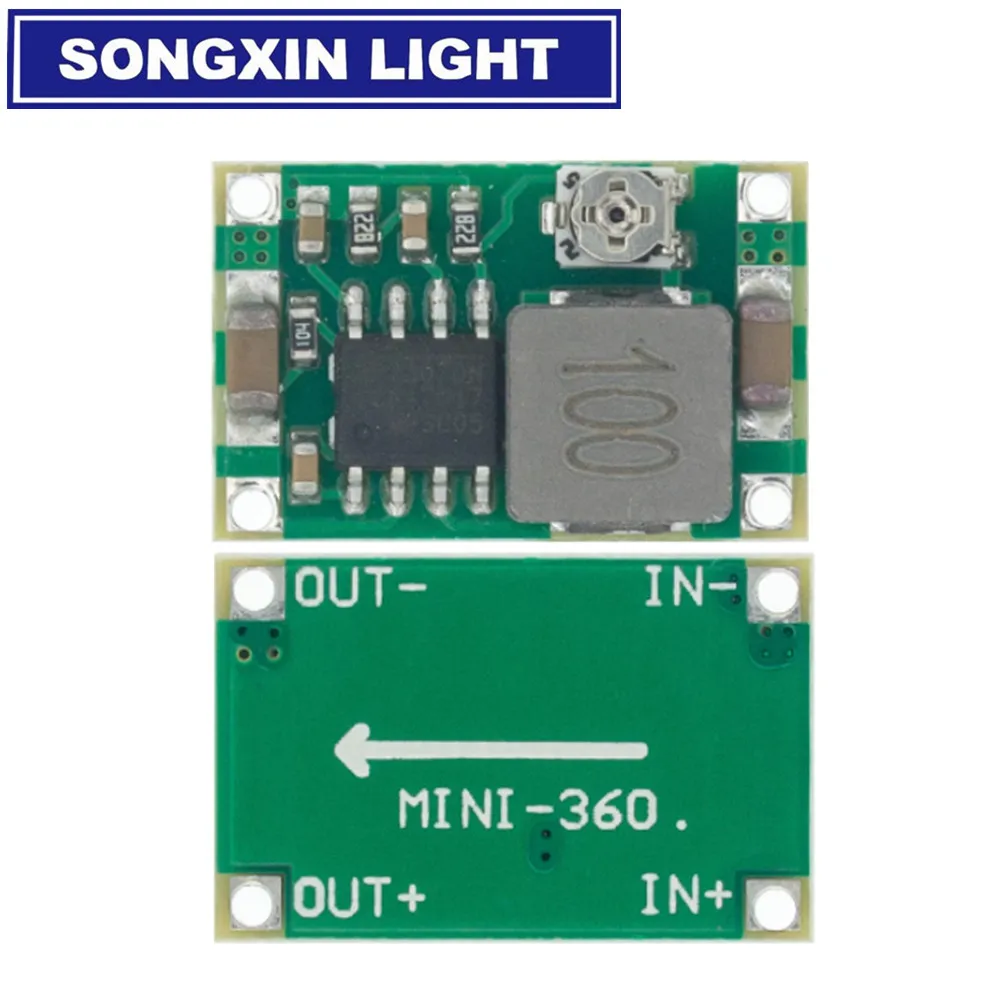 Понижающий модуль питания Mini360 Mini-360 10 шт. постоянного тока с низким