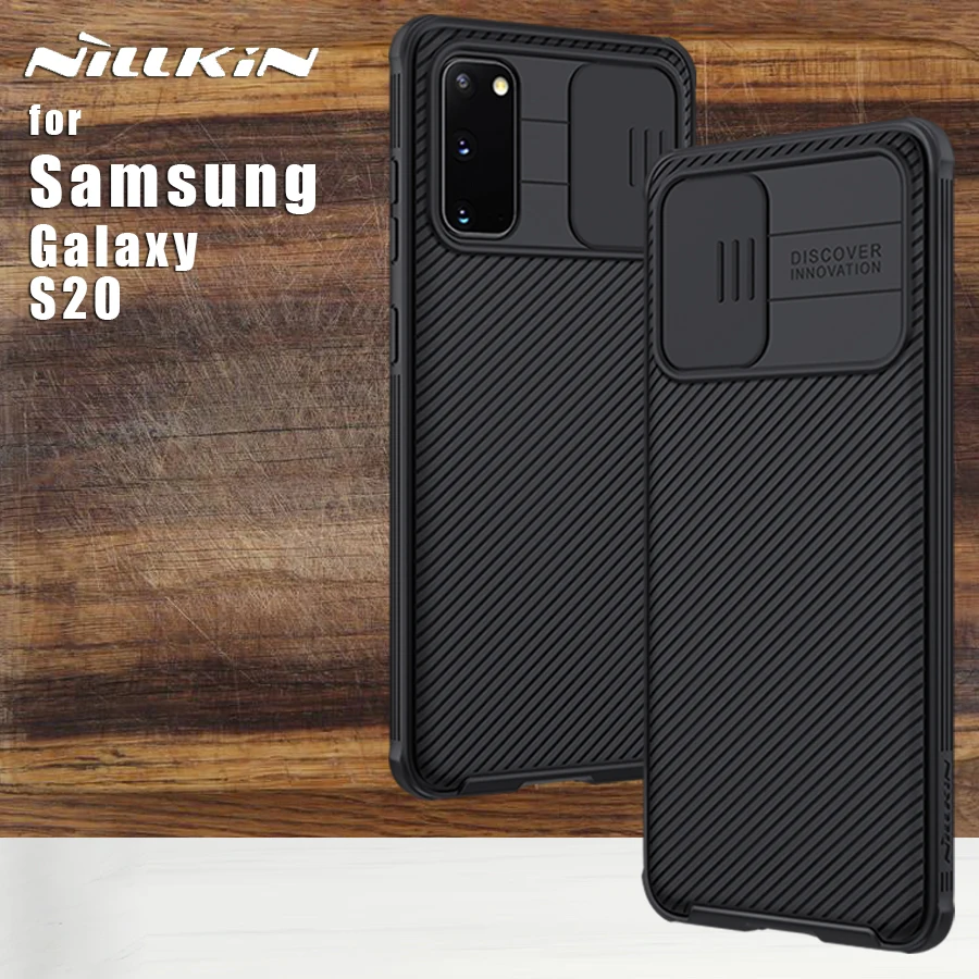 

Nillkin For Samsung Galaxy S20 5G case Camera Protection Camshield Phone Case Lens Protective Back Cover For S20