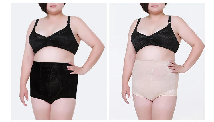 OURBLOG плюс жир Высокая талия Нижнее белье живот брюки Butt-lifting контроль Трусики Большой размер для похудения тела трусики для больших женщин
