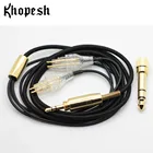 Шнуры Khopesh для наушников Sennheiser HD25SP II HD224 HD480 HD430 HD414 HD250 HD520 HD530 HD560 HD540 HD420, кабель для наушников сделай сам