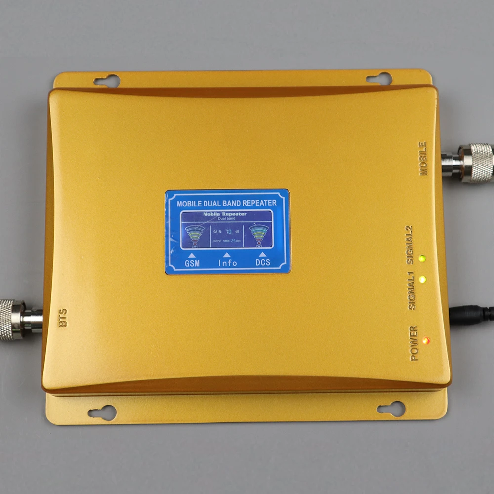 

ZQTMAX GSM 900 DCS 1800 Cellular Signal Repeater 4G LTE CellPhone Amplifier Mobile Phone Booster Repetidor kits for home