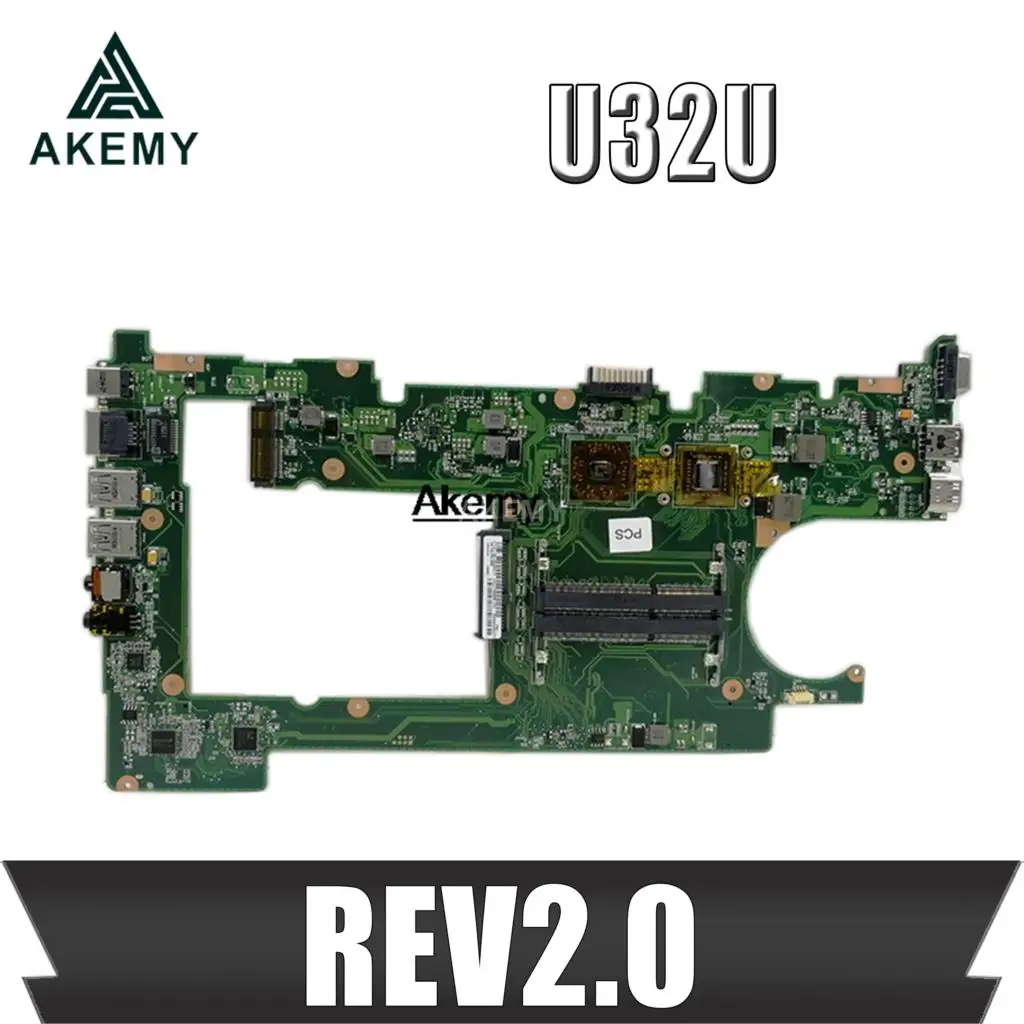 

U32U For Asus U32U U82U laptop motherboard U32U mainboard REV2.0 Integrated Test motherboard original work 100%