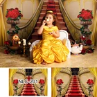 Фон для свадебной фотосъемки с изображением дворца красавицы и чудовища
