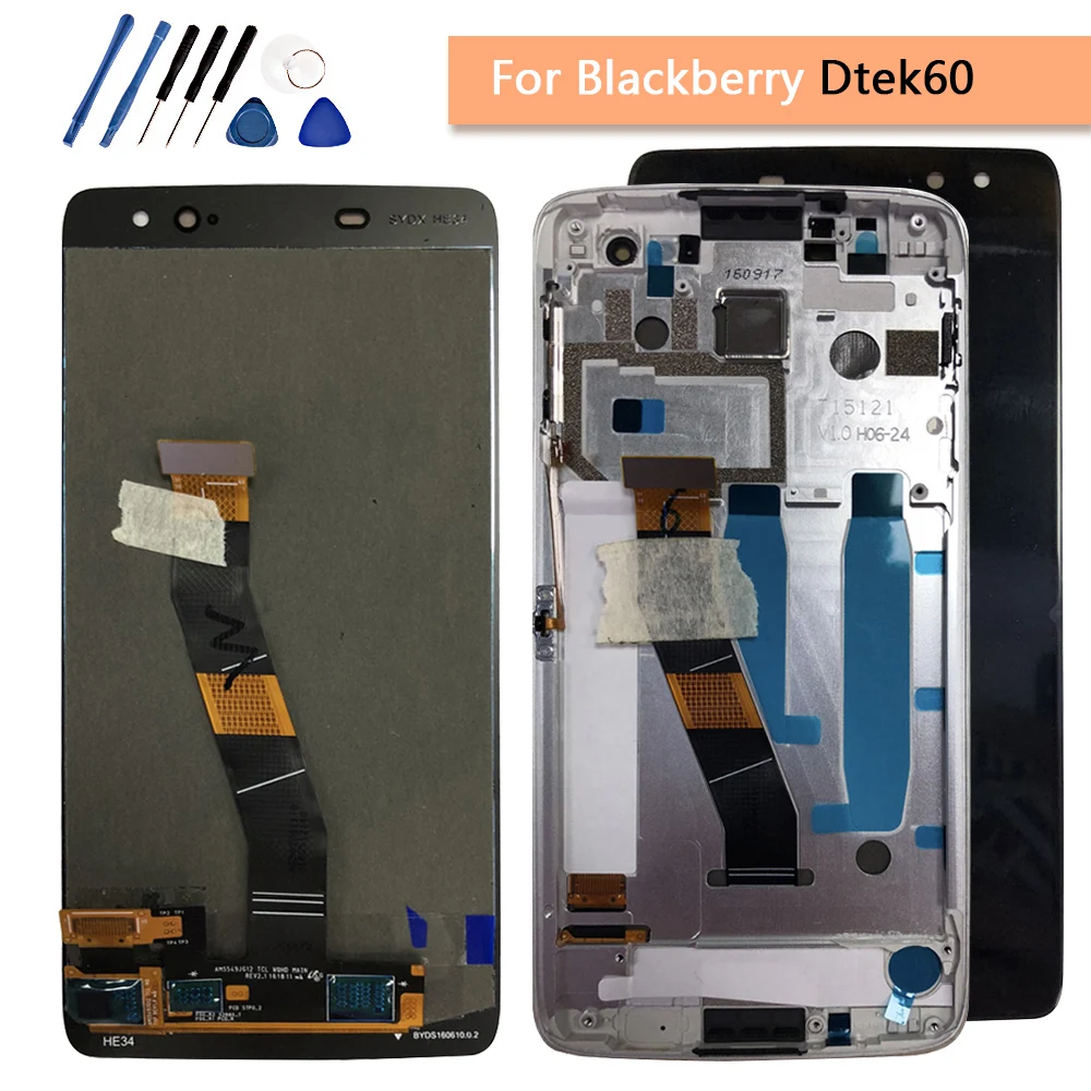 100% тест для Blackberry Dtek60 ЖК-дисплей кодирующий преобразователь сенсорного экрана в
