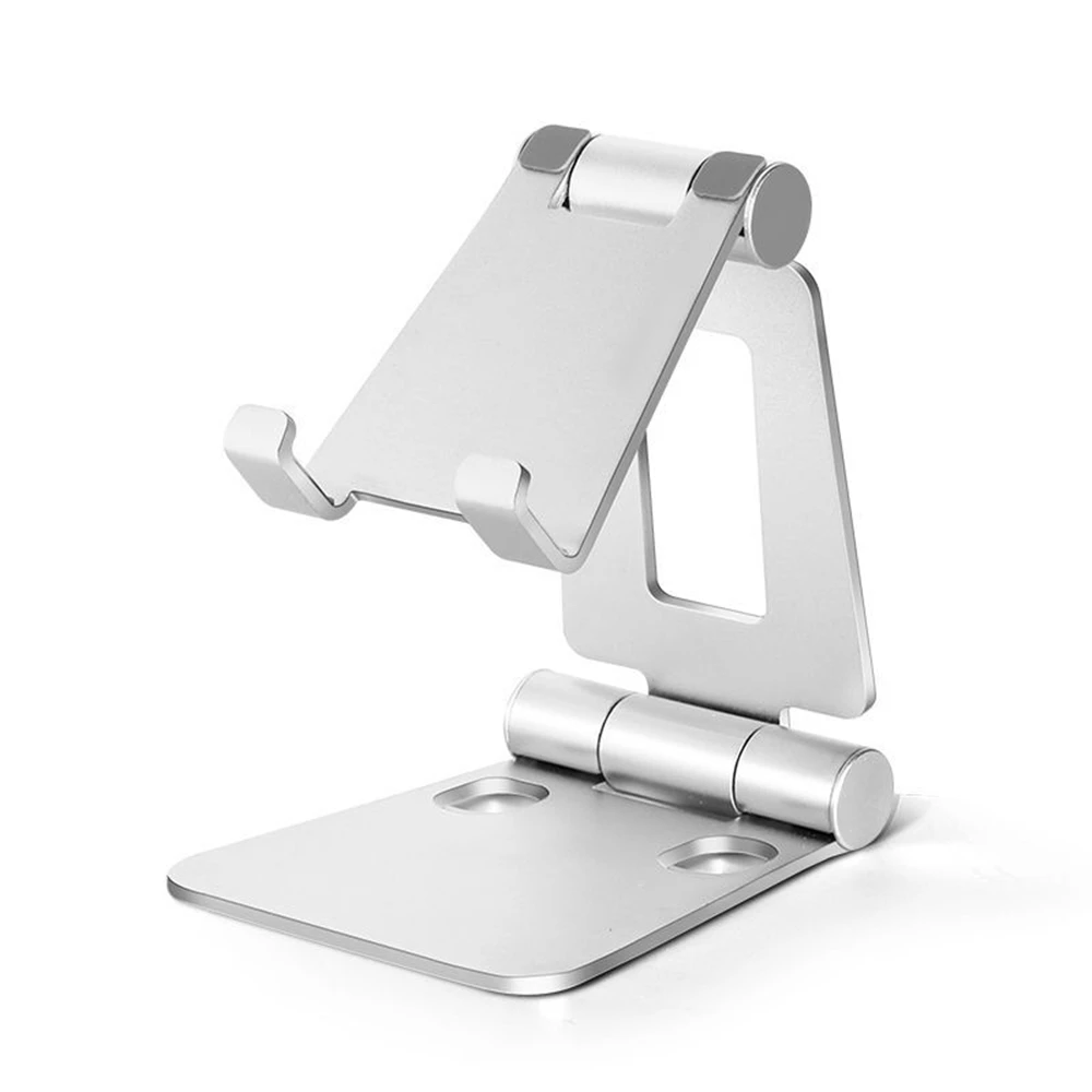 Aluminium Alloy Phone Stand for Huawei iPhone Xiaomi Universal Foldable & Rotatable Phone Holder Tablet Stand for iPad
