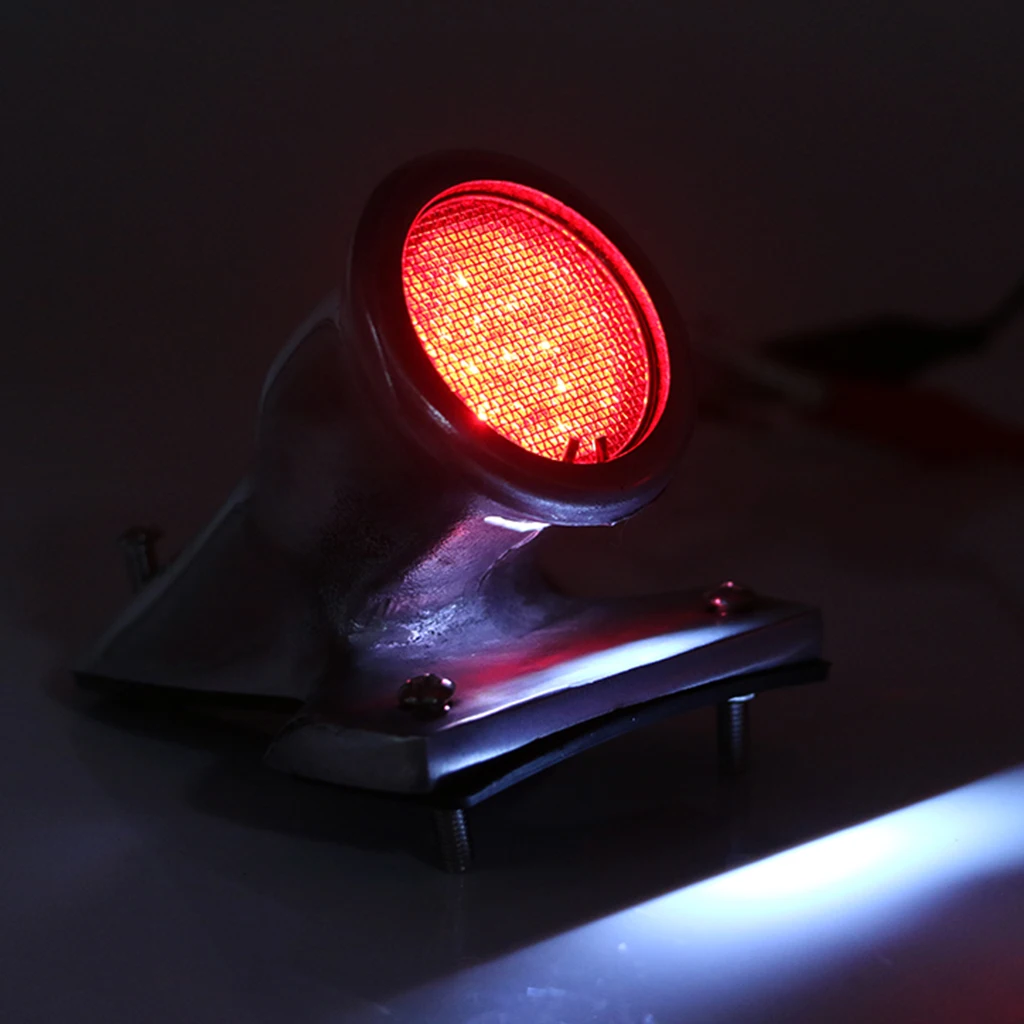 Задний стоп сигнал для мотоцикла велосипеда красного цвета 12 В задний светильник