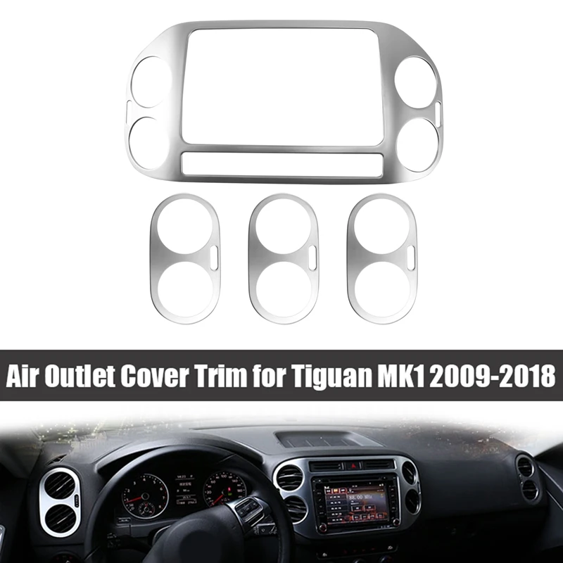 

Car ABS Air Conditioning Outlet Cover Trim Stickers for Tiguan MK1 2009-2018 Car Styling