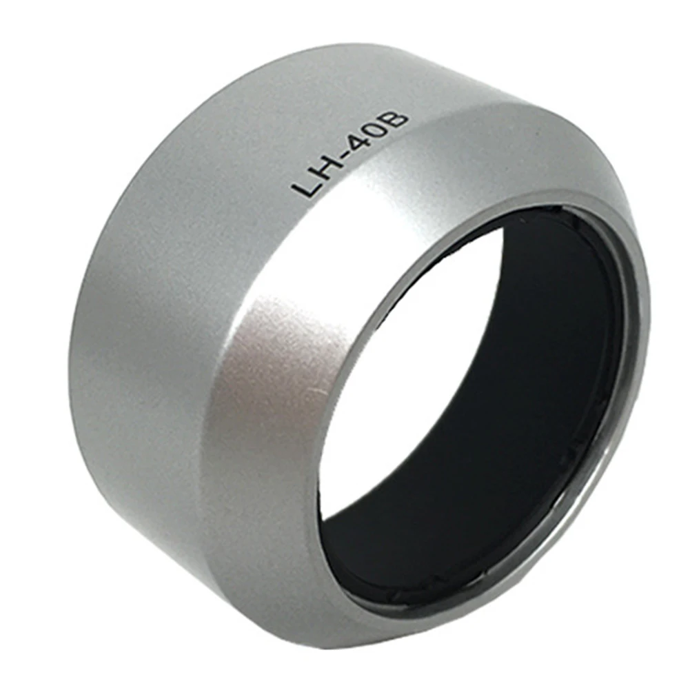 LH40B Practical 1:1.8 Camera Accessories Lens Hood Replacement Easy Install Solid Professional 45mm For Olympus M.ZUIKO DIGITAL |