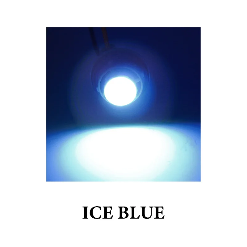 Ice Blue 10 шт., Автомобильные светодиодные лампы 1156 ba15s p21w 1157 BAY15D COB 12SMD DC12v, лампа для прицепа, грузовика, автомобиля, стильный светильник для парковки, автомобильная светодиодная лампа - Испускаемый цвет: Ice Blue