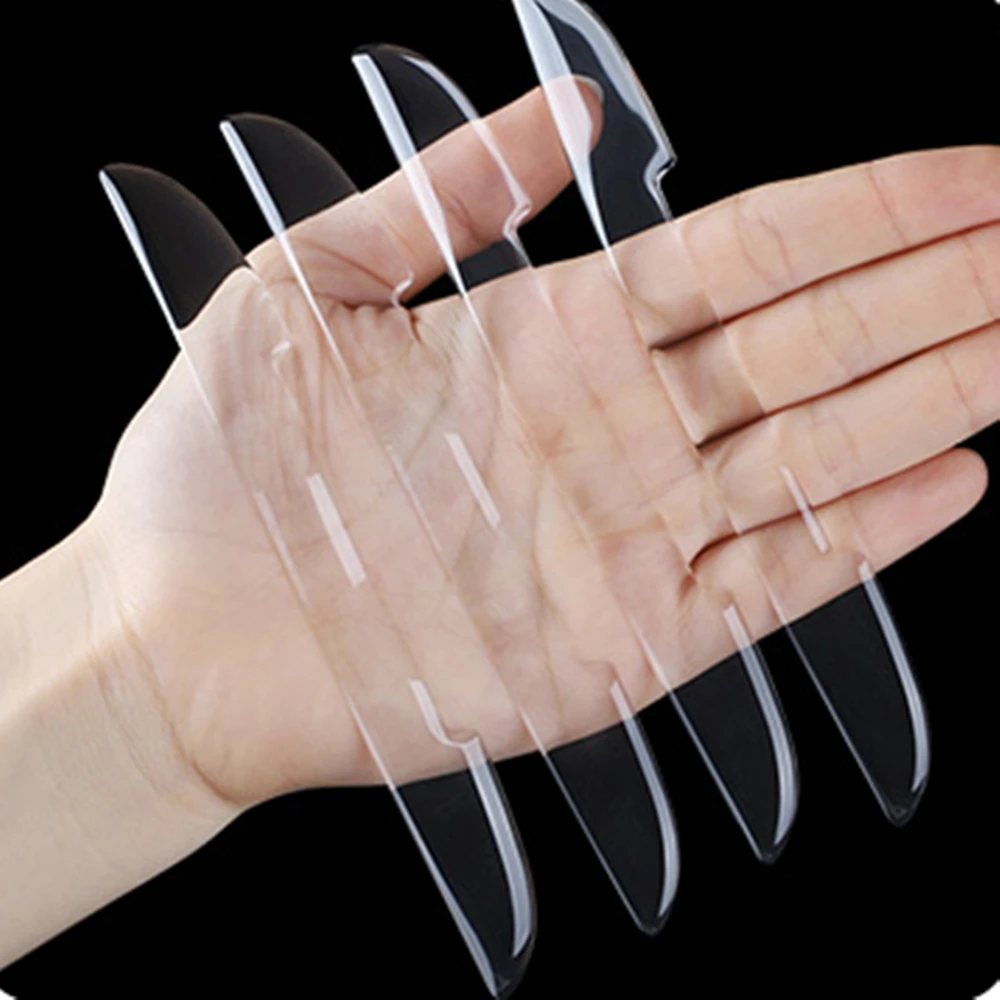4PCS Automobile Door Modified Anti-collision Strip Affixed With Transparent Carbon Fiber Scratch-proof Decorative Car | Автомобили и