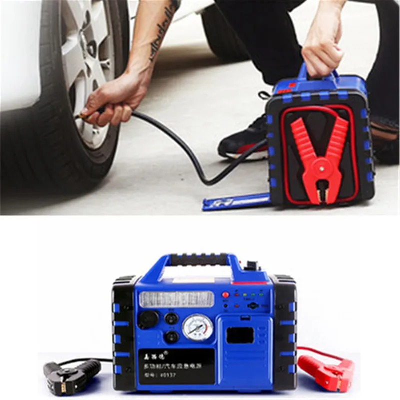 

Автомобильный аварийный источник питания Беспроводная зарядка подсветка манометр запасная батарея Мобильная батарея Надувное свинцово-К...