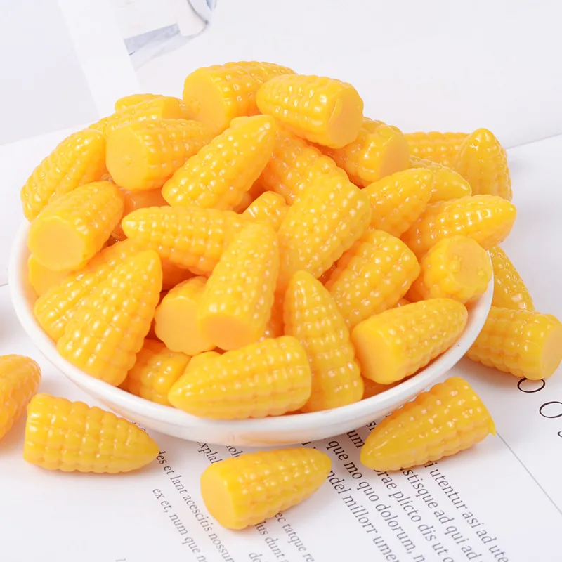 Стерео моделирование кукурузы смолы Diy глина полимерная форма пушистая слизь